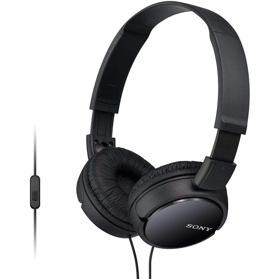 Sony MDR-ZX110APB Black On-Ear Headphones