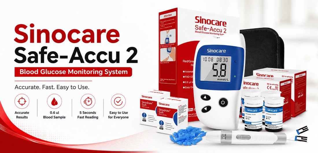 Sinocare Safe-Accu2 Diabetes Testing Kit Review – Accurate Blood Glucose Monitor for UK Diabetics
