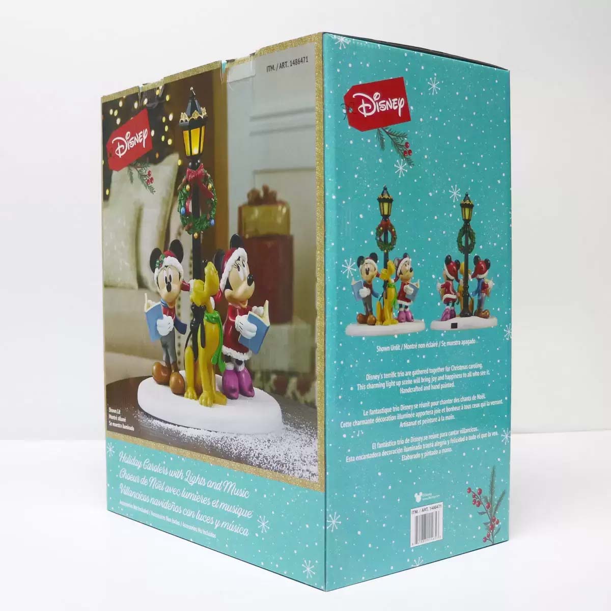 Disney 1486471 Christmas Caroler Table Top Light with Sound
