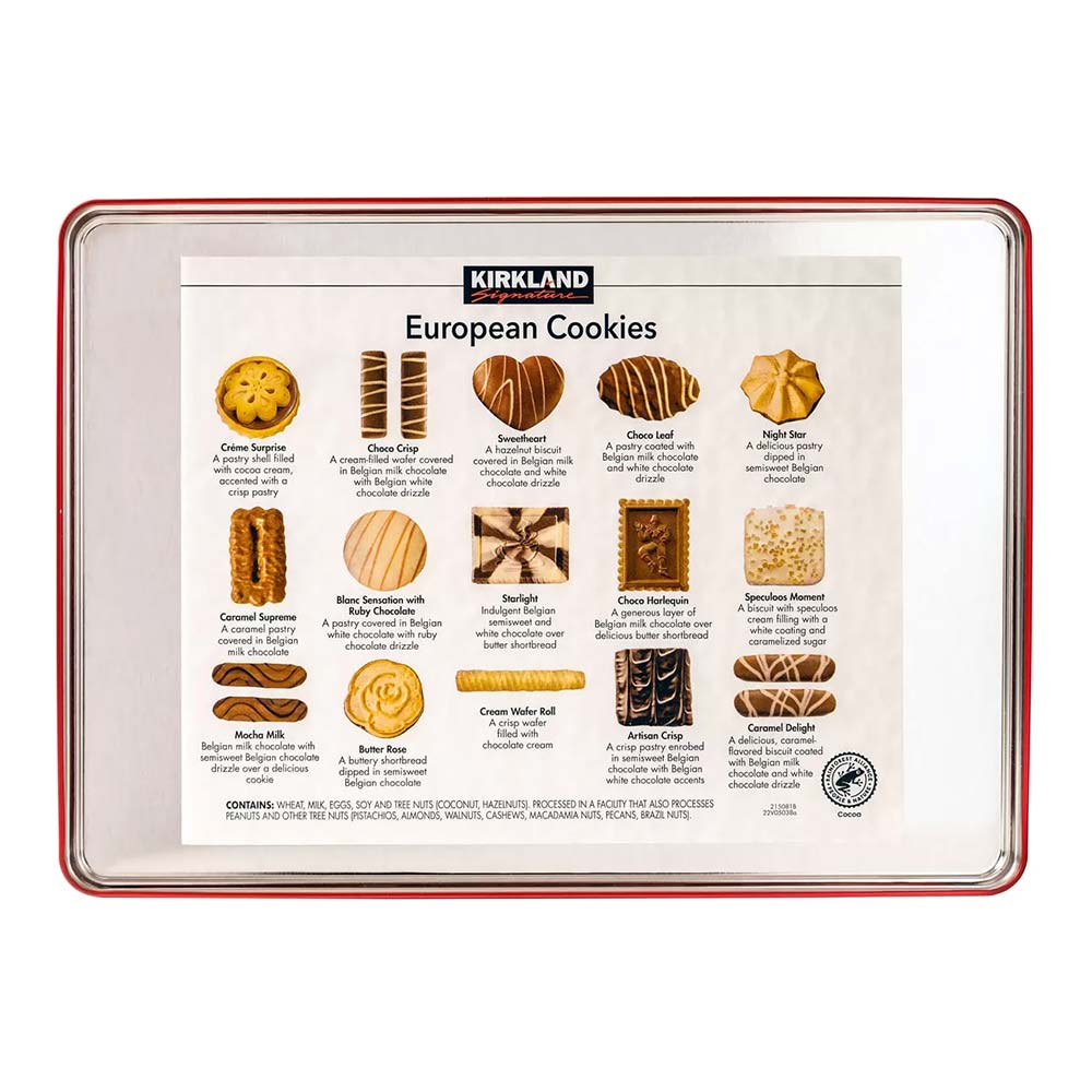 Kirkland European Cookie Collection 1.4 Kg