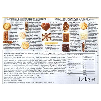 Kirkland European Cookie Collection 1.4 Kg