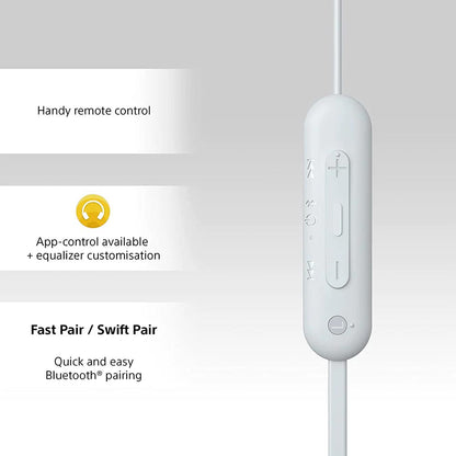 Sony WI-C100W White Wireless In-Ear Headphones