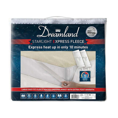Dreamland 16568 Starlight Express Fleece Underblanket