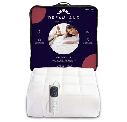 Dreamland 16887 Organic Warming Matress Protector White