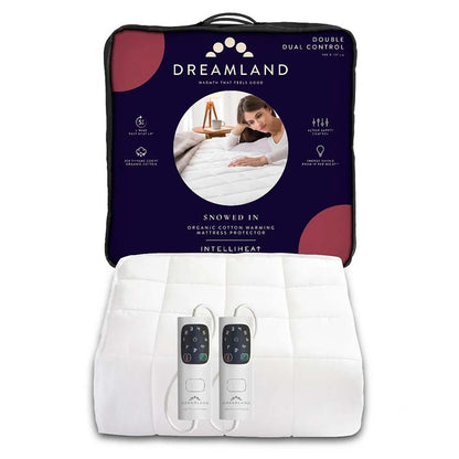 Dreamland Organic Warming Mattress Protector Double Dual