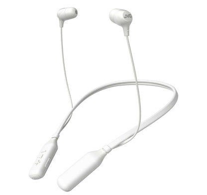 JVC HAFX39BTW Bluetooth Neckband In-Ear Headphones White