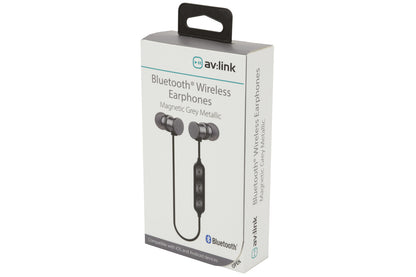 Avlink Magnetic Bluetooth Earphones Black