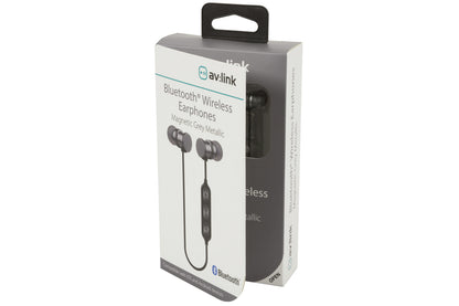 Avlink Magnetic Bluetooth Earphones Black