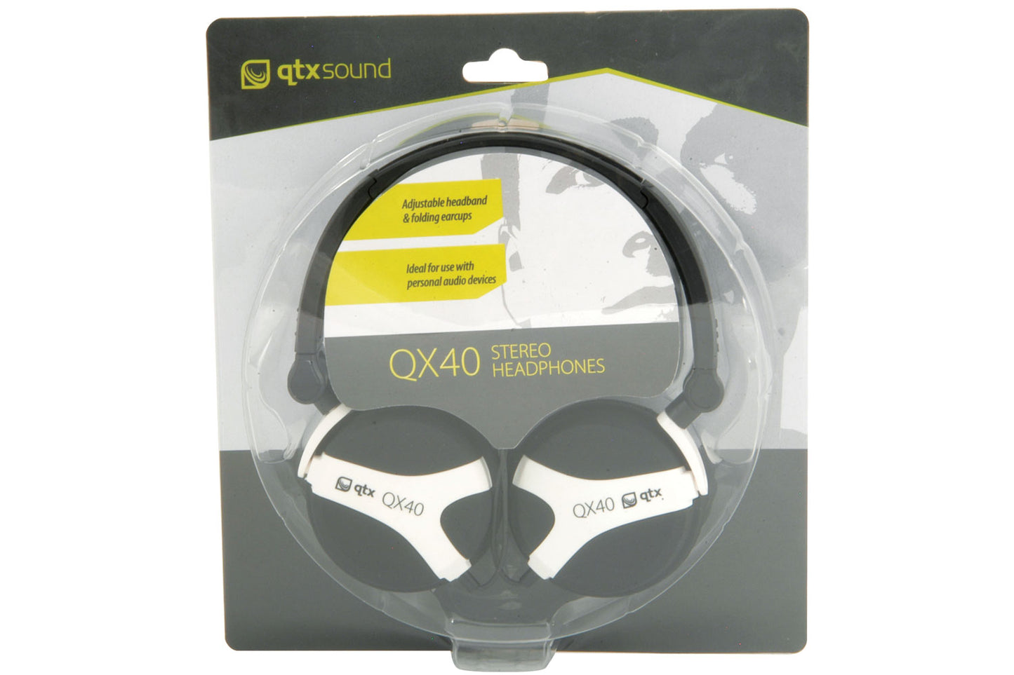 Avlink QX40W Stereo Headphones - White