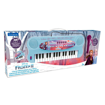 Lexibook Disney Frozen II Electronic Keyboard with Mic and Line-In Cable (32 keys)