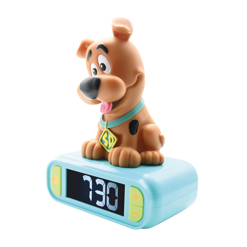 Lexibook 3D Scooby Doo Childrens Clock with Night Light