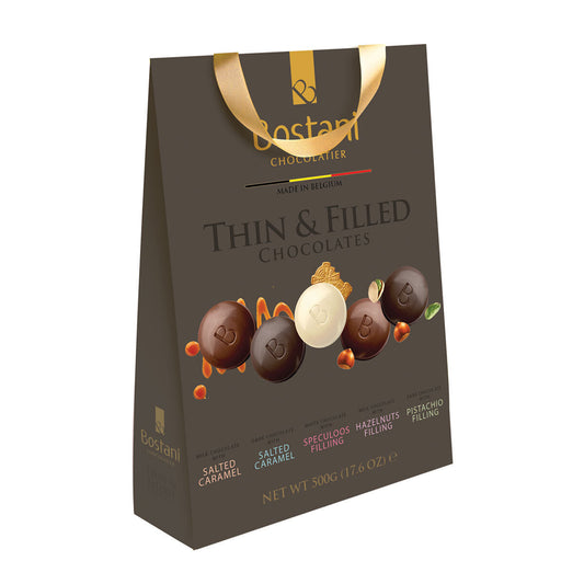 Bostani Chocolatier Thins & Filled Chocolate 500 G