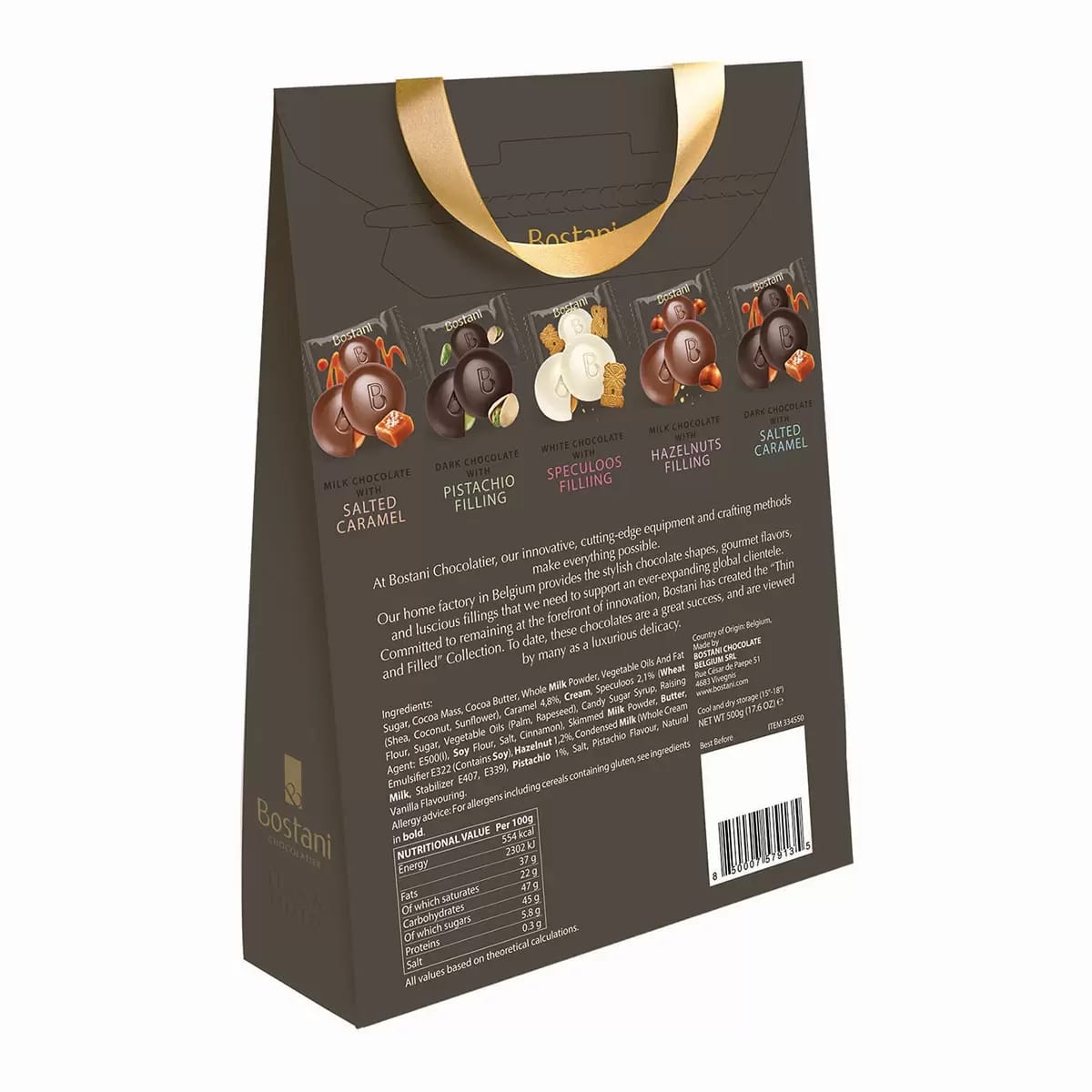 Bostani Chocolatier Thins & Filled Chocolate 500 G