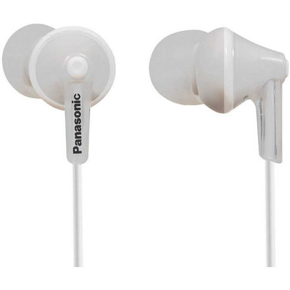 Panasonic RPHJE125EW WHITE Noise Isolating In-Ear Headphones