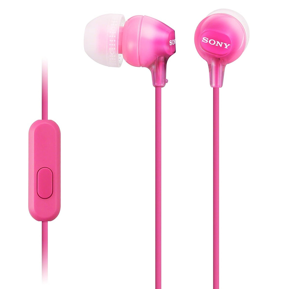Sony MDREX15APP Pink Fashion Color EX Series Earbud Headset with Mic