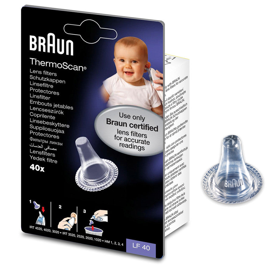 Braun LF40 ThermoScan Lens Filters for Ear Thermometers