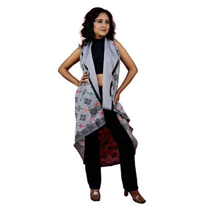 Fartila 081607 Multicolour Cotton Silk Banarasi Dupatta