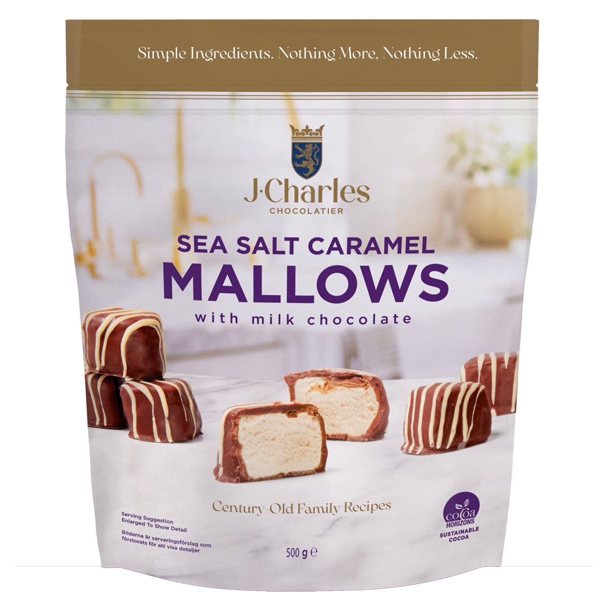 J.Charles Sea Salt Caramel Mallows 500g