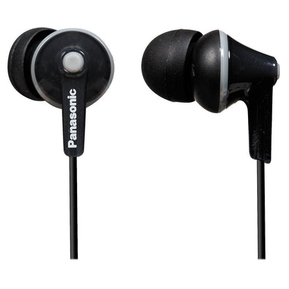 Panasonic RPHJE125EK Black Noise Isolating In Ear Headphones