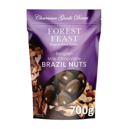 Forest Feast Belgian Milk Chocolate - Brazil Nuts - 700g