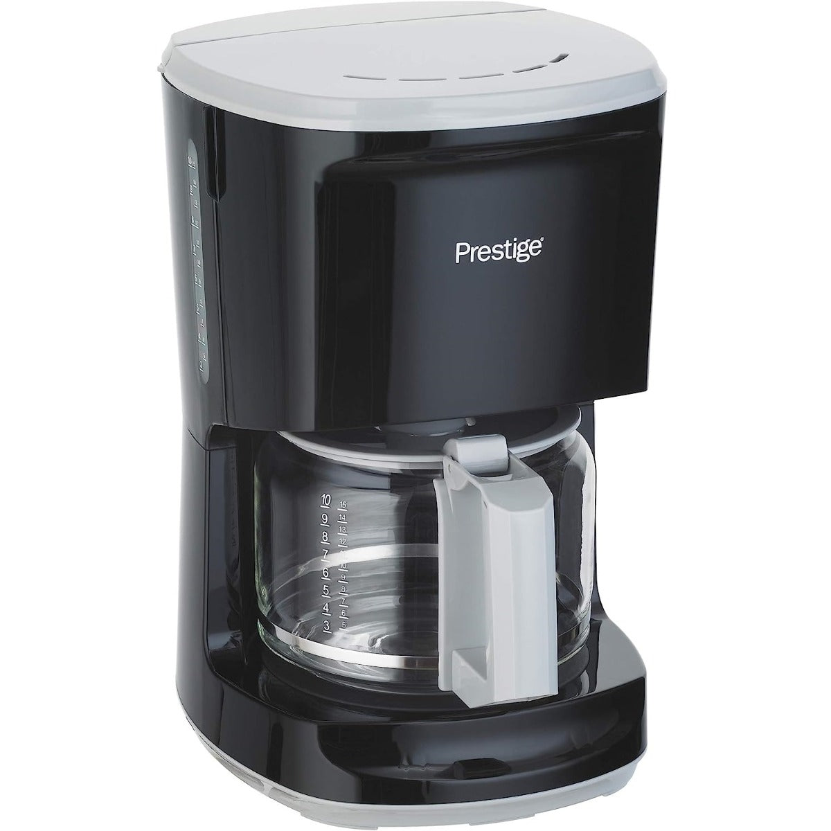 Prestige 59906 Coffee Maker, Stainless Steel, Silver - 10 Cup Capacity