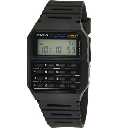 Casio CA-53W-1ER Water Resistant Retro Calculator Watch Resin Strap
