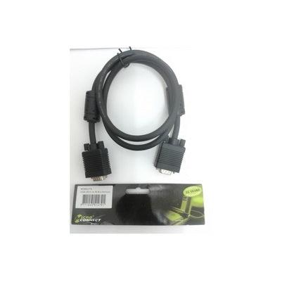 MicroConnect MONGG1FB SVGA HD15 1m Male-Male w.ferrit Core DoubleShielded BLACK