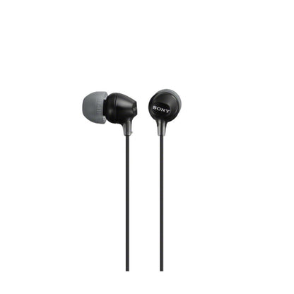 SONY MDR-EX15AP BLACK Fashion Color EX Series Earbud Headset with Mic /Brand New
