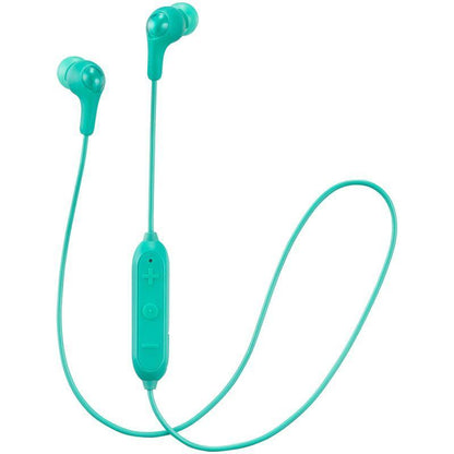 JVC HAFX9BT Gumy Elastomer Wireless Bluetooth In Ear Headphones - GREEN