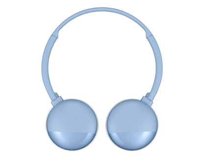 JVC HA-S22W Blue Bluetooth Flats Wireless Headphones