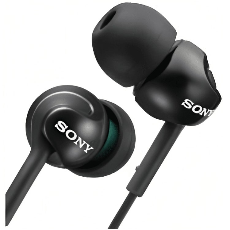 Sony MDR-EX110AP Black In Ear Headphones