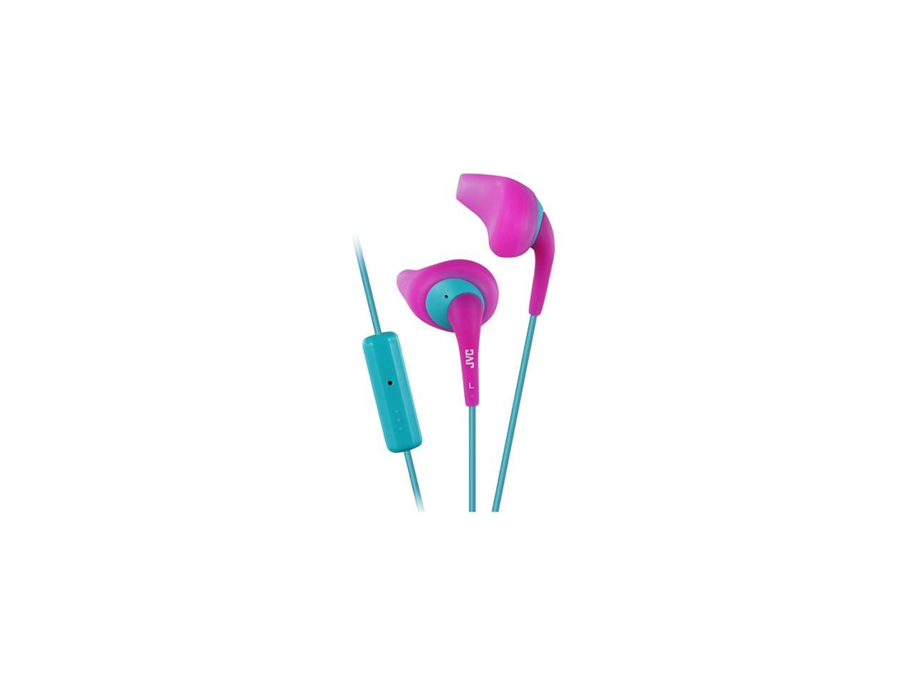 JVC HA-ENR15 Sport Nozzle In-Ear Headphone - Pink - HAENR15P