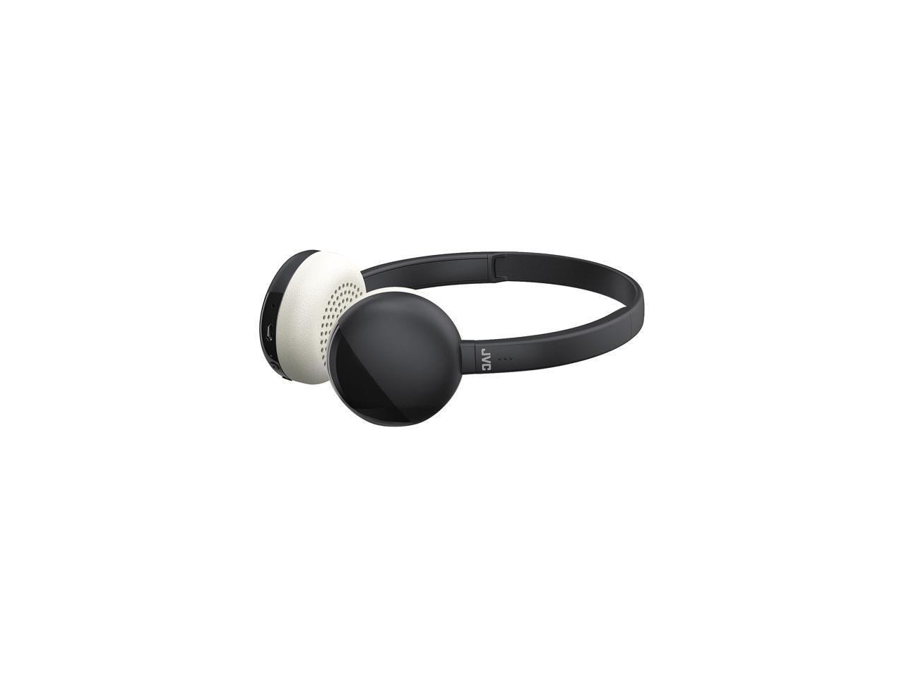 JVC HA-S20BTBE Flats Wireless Bluetooth On-Ear Headphone - Black - HAS20BTBE