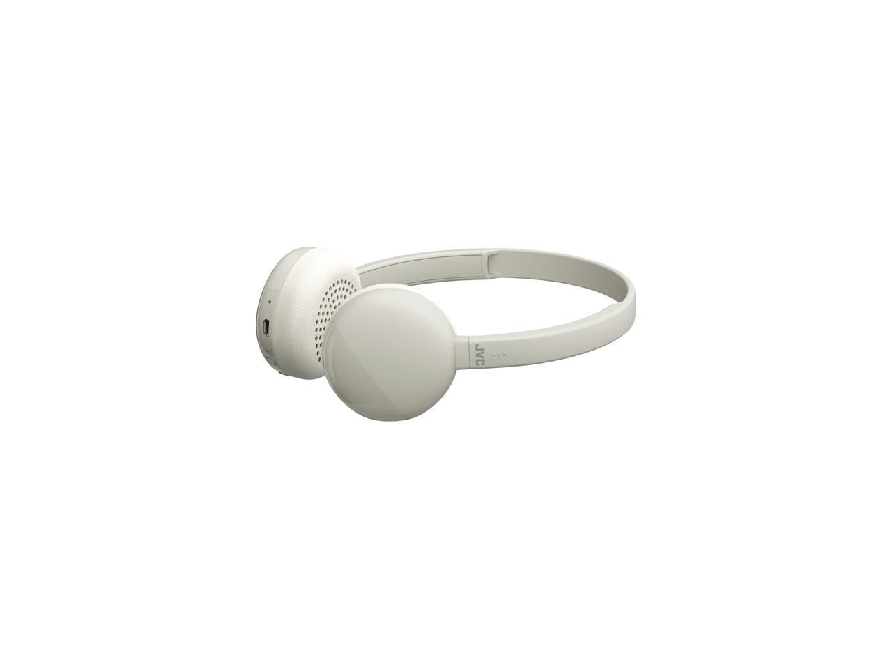 JVC HA-S20BT Flats Wireless Bluetooth On-Ear Headphone - White - HAS20BTH