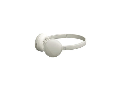 JVC HA-S20BT Flats Wireless Bluetooth On-Ear Headphone - White - HAS20BTH