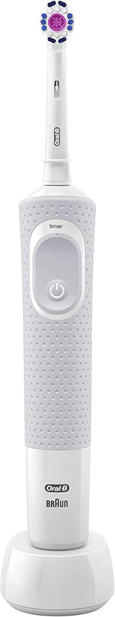 Oral B D100.413.1 WHITE Toothbrush Power Handle Vitality