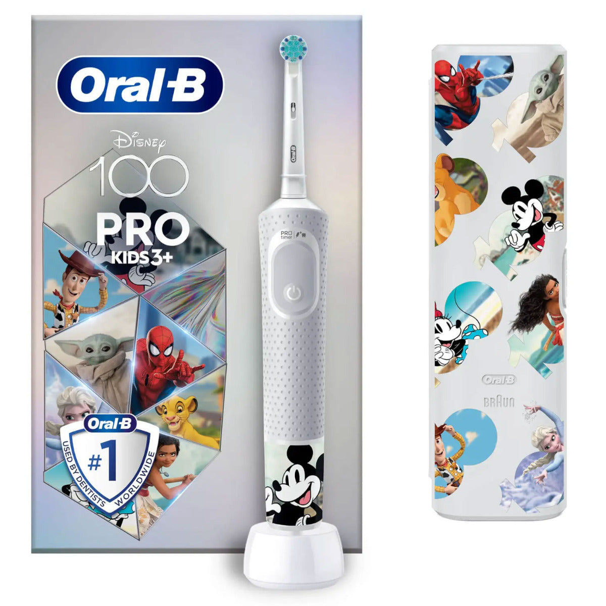 Oral-B Kids Disney 100 VitalityPro Toothbrush + Case