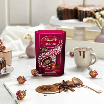 Lindt Lindor Double Chocolate Truffles 200g