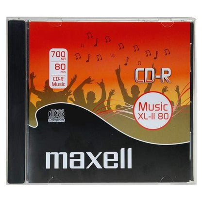 MAXELL CD-R XLII 80 Compact Disc Digital Audio Pack of 10 Music Recordable