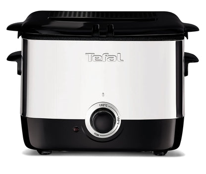 Tefal FF220040 Mini Deep Fryer, (2 Portions), 0.6 Kg Capacity, 1000 W, Stainless Steel