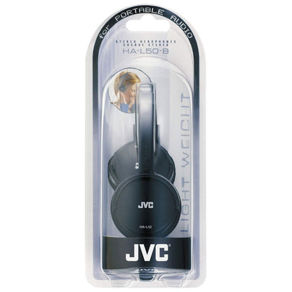 JVC HA-L50B Black Foldable Lightweight Stylish Headphones