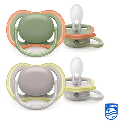 Philips Avent Baby Soother | Ultra Soft | 0-6m | Orthodont