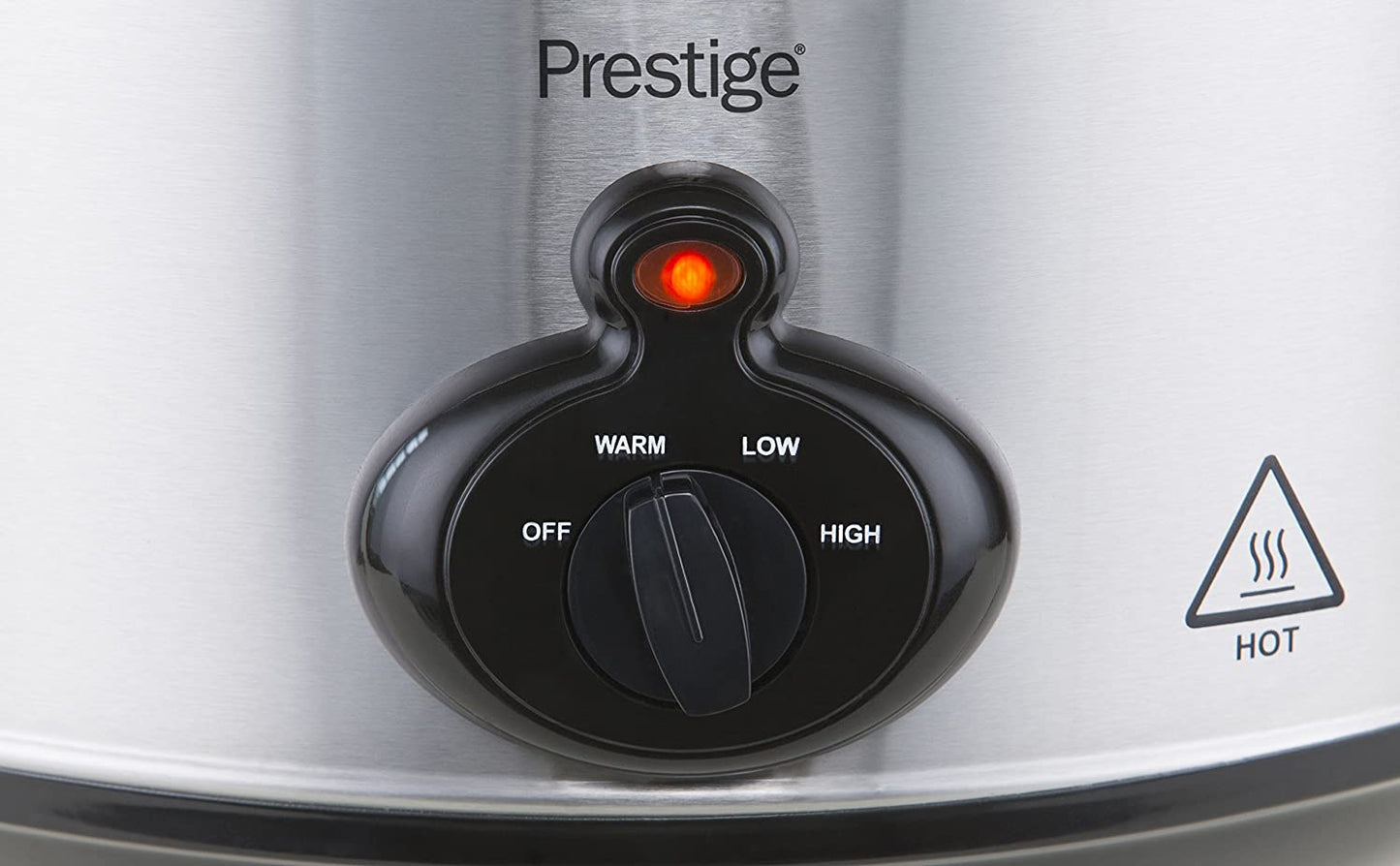 Prestige 47132 SILVER Slow Cooker 3.5 Litre