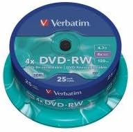 VER DVD-RW 4x 4.7GB 25 Sp - 43639