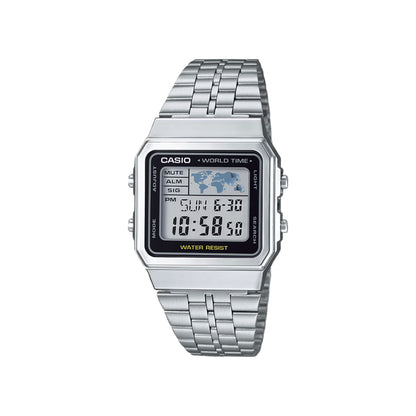 Casio A500WEA-1EF Men's Digital Watch with World Time
