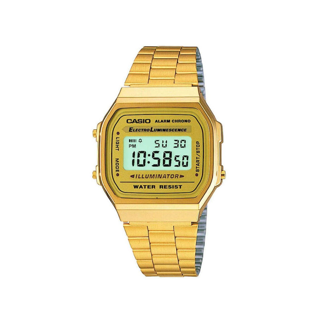 Casio A168WEGC-3DF Classic Digital Gold