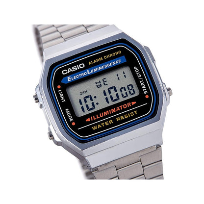 Casio A168WEGC-3DF Classic Digital Silver