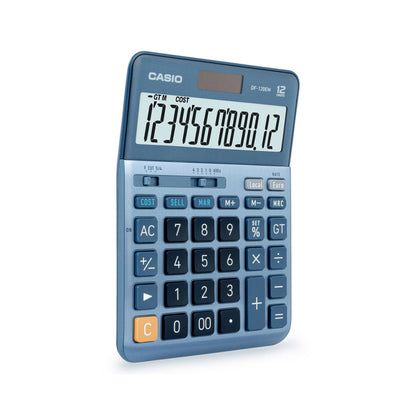 Casio DF120EM-WK Desk Calculator with Tax & Euro Calculations