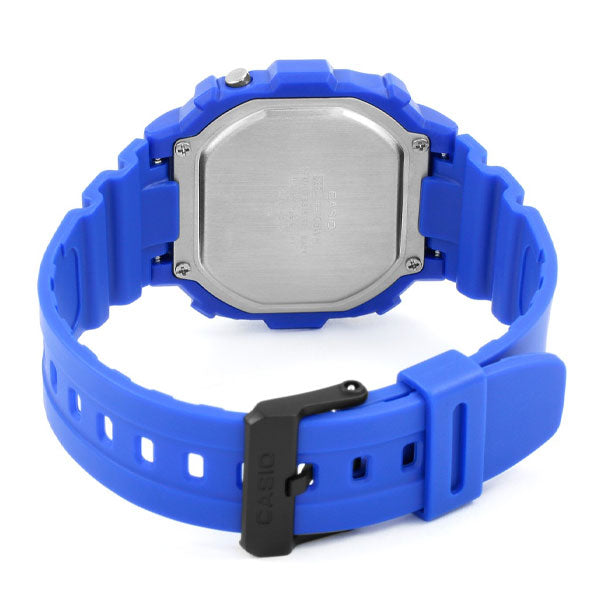 Casio F-108WH-2AEF Mens Classic Digital Watch with Blue Resin Strap