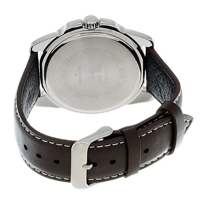 Casio MTP-1314PL-7AVEF Mens Analogue Watch - Brown with Silver Case